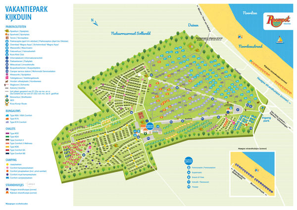Plattegrond van Vakantiepark Kijkduin