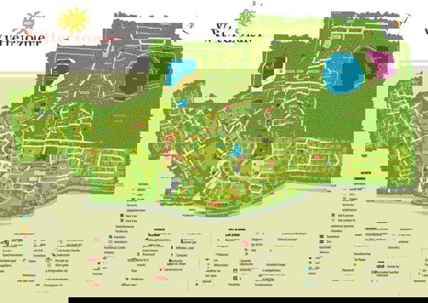 Plattegrond van Vakantiepark Witterzomer