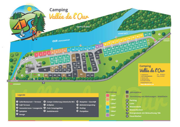 Plattegrond van Vallée de l'Our