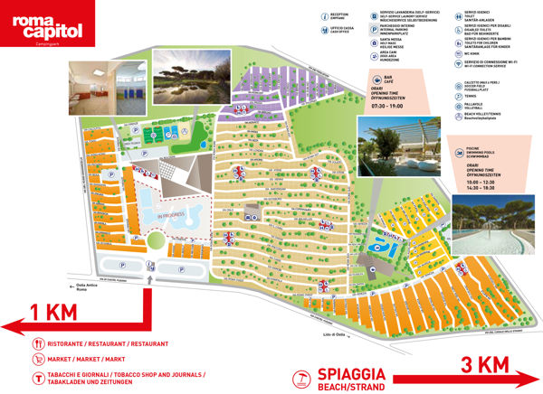 Plattegrond van Village Roma Capitol