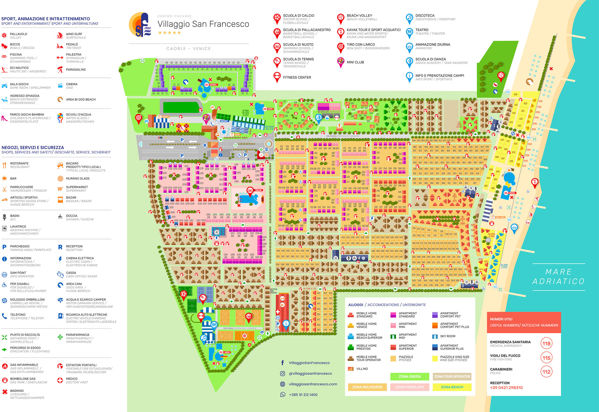 Plattegrond van Villaggio San Francesco