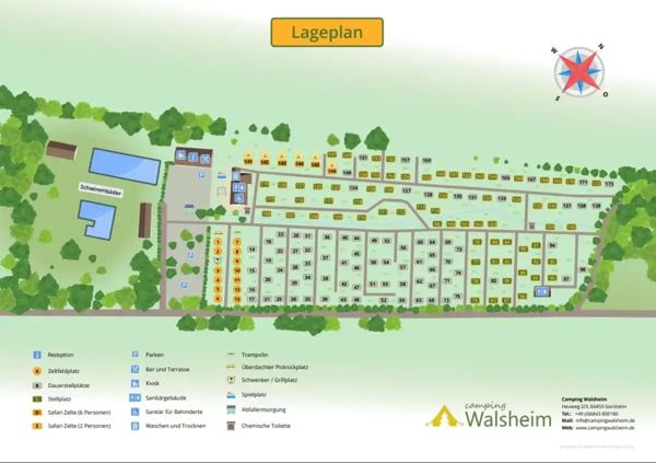 Plattegrond van Walsheim