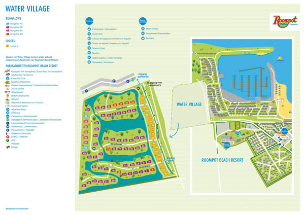 Plattegrond van Water Village