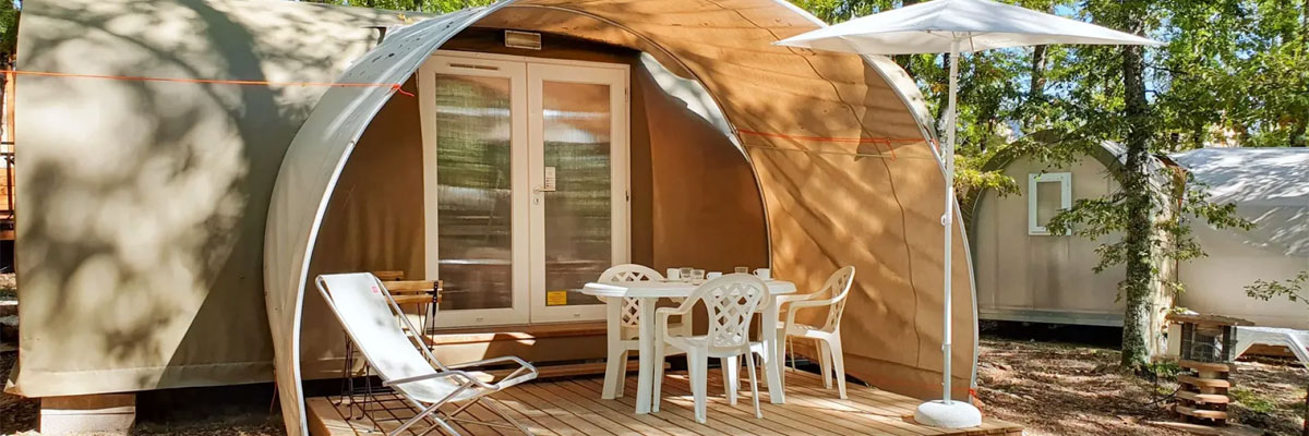 Basic Glamping huren in Manche, Normandië