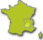 Sampzon ligt in regio Ardèche