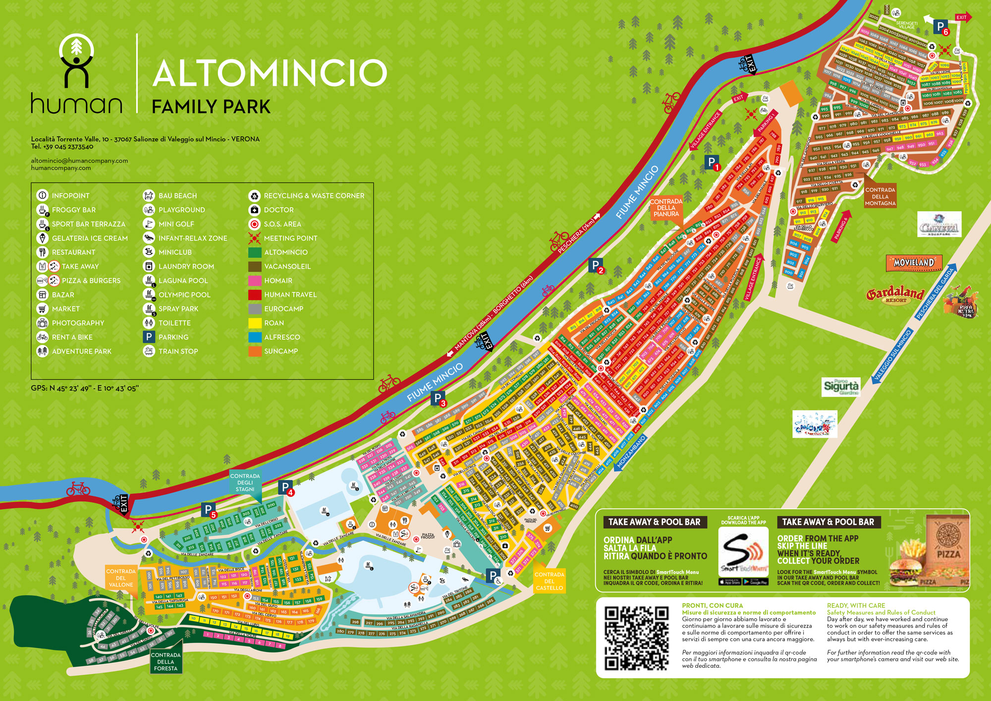 Plattegrond Altomincio Family Park
