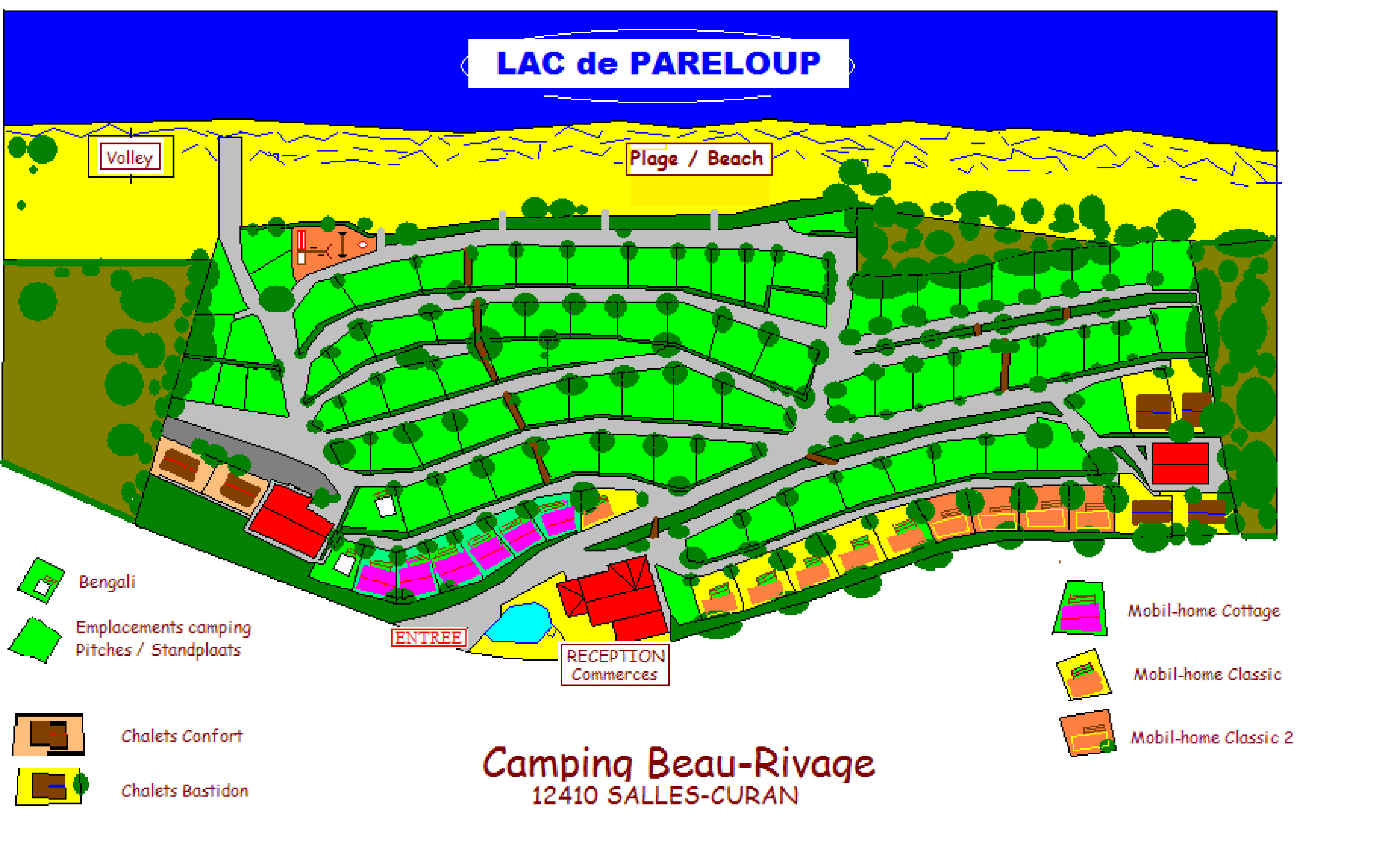 Plattegrond Beau Rivage (Aveyron)