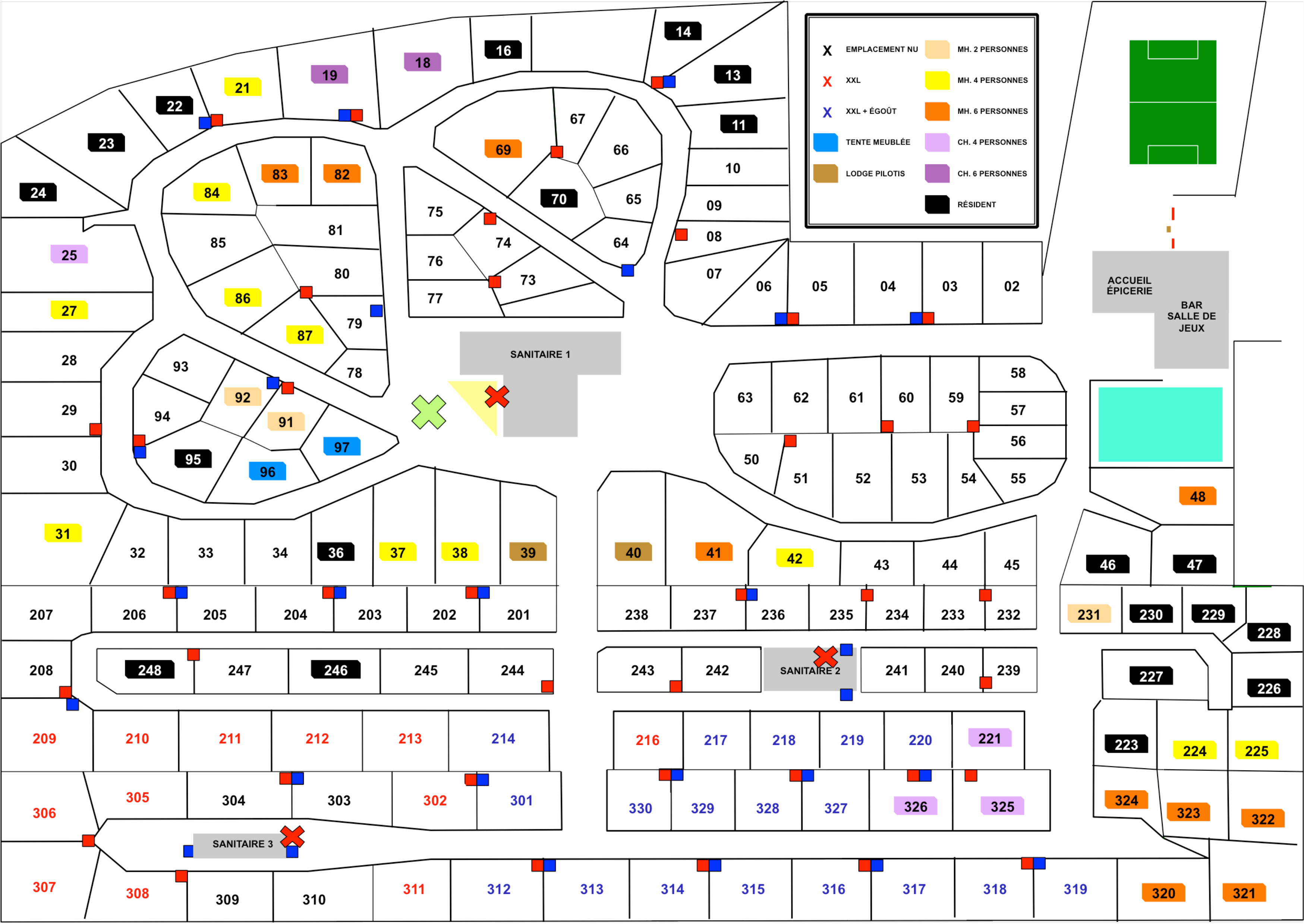 Plattegrond Bellevue