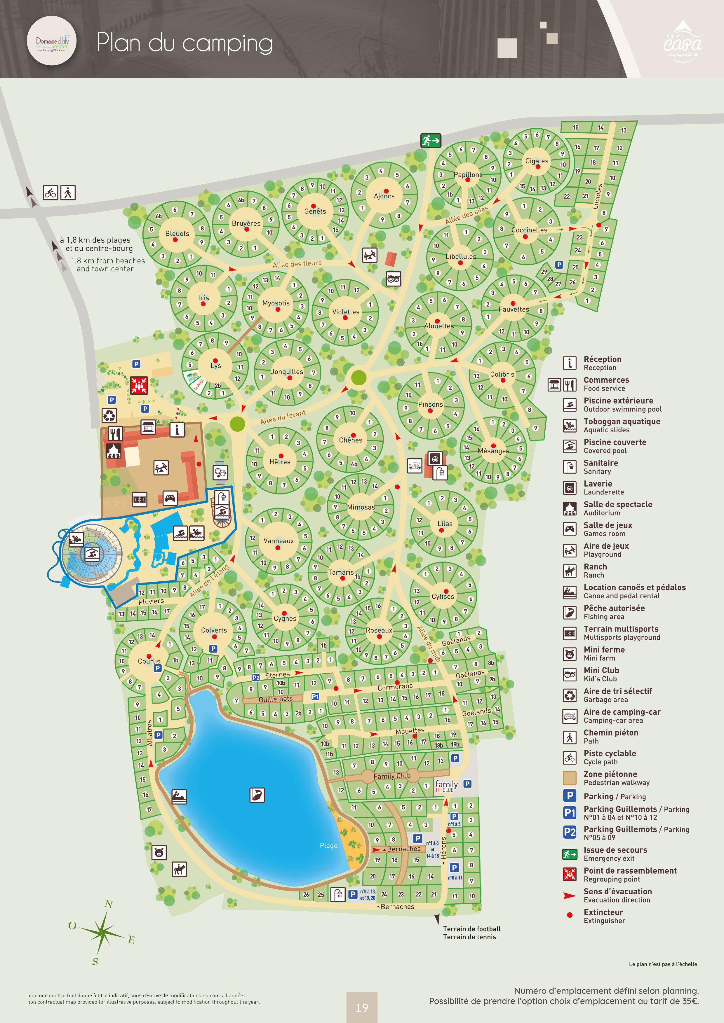 Plattegrond Domaine d'Inly