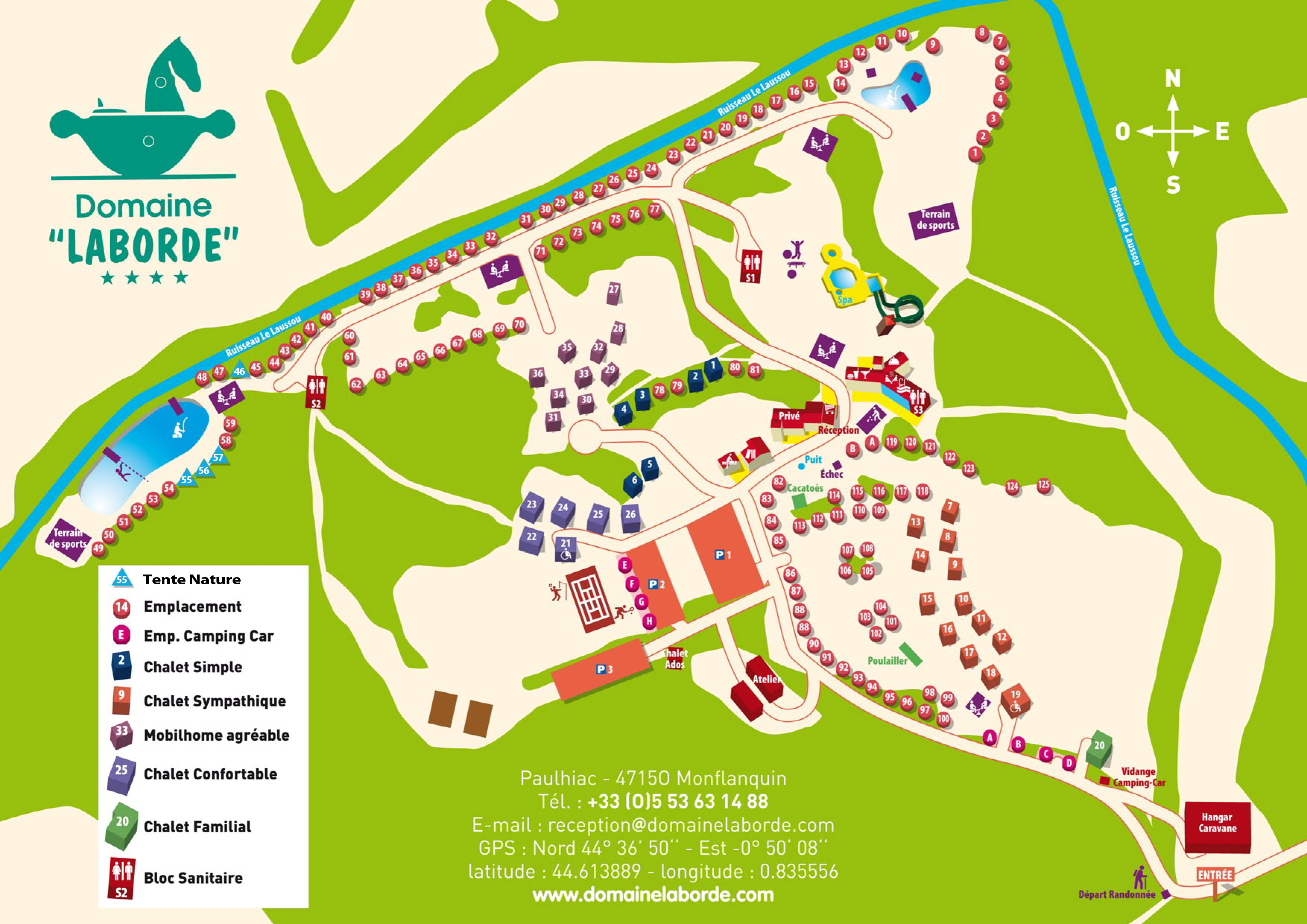 Plattegrond Domaine Laborde FKK