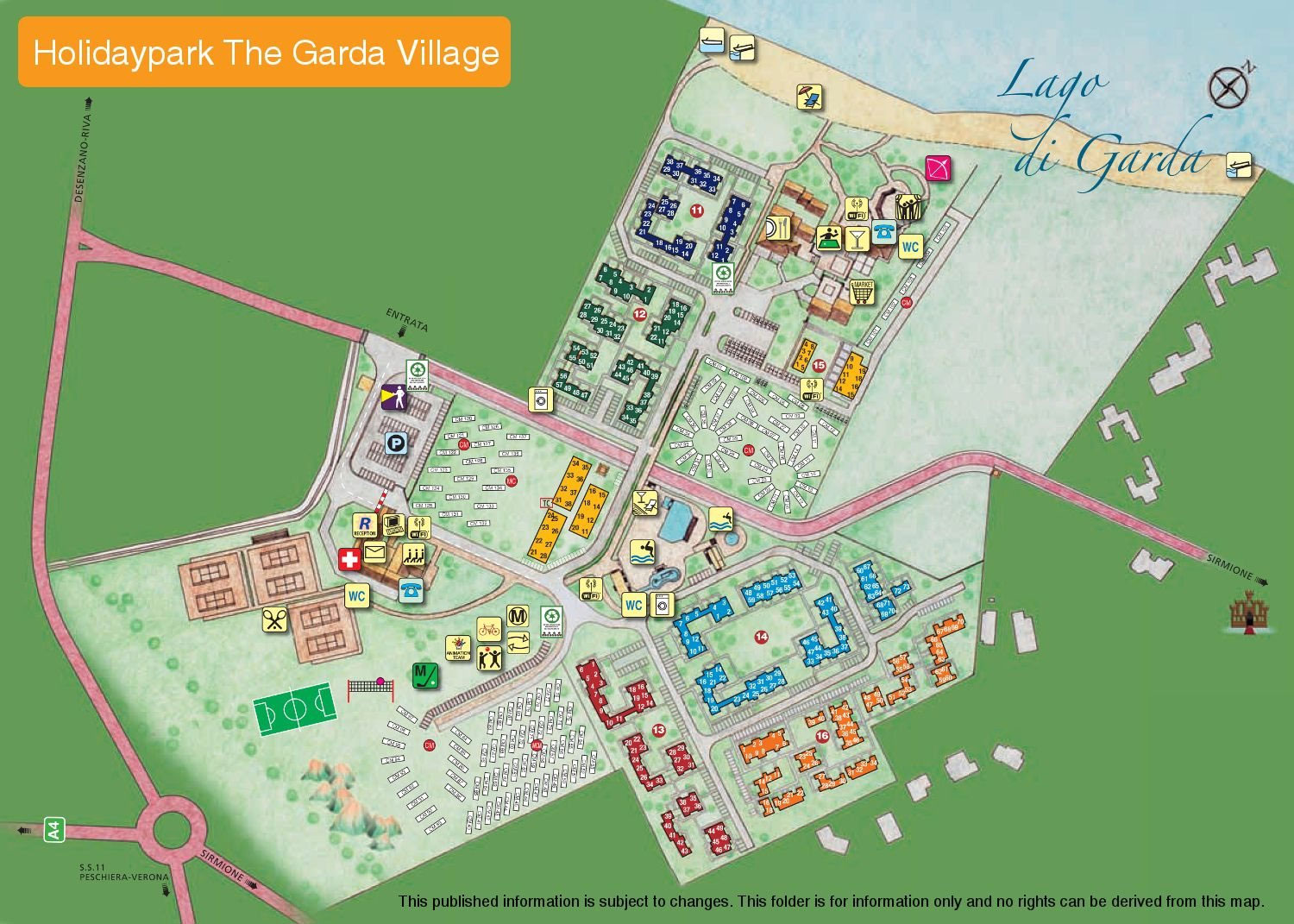 Plattegrond Garda Village
