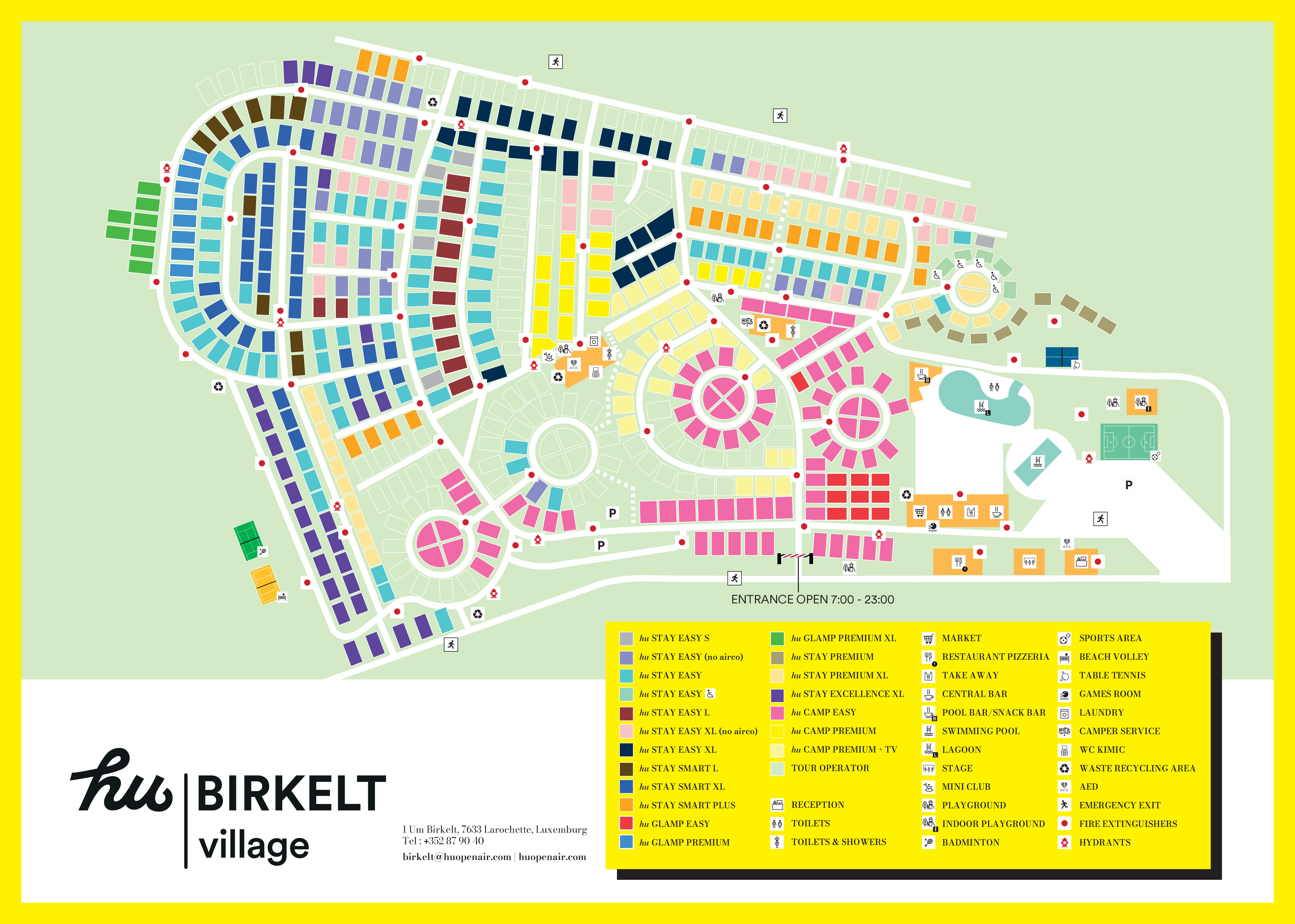 Plattegrond hu Birkelt village