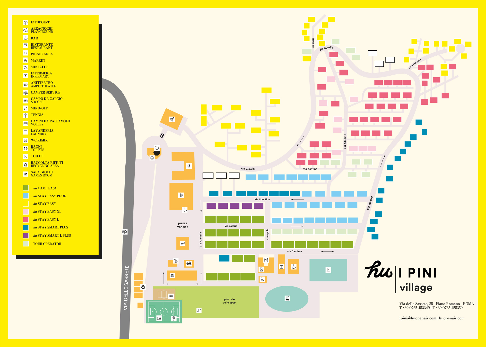 Plattegrond hu I Pini village