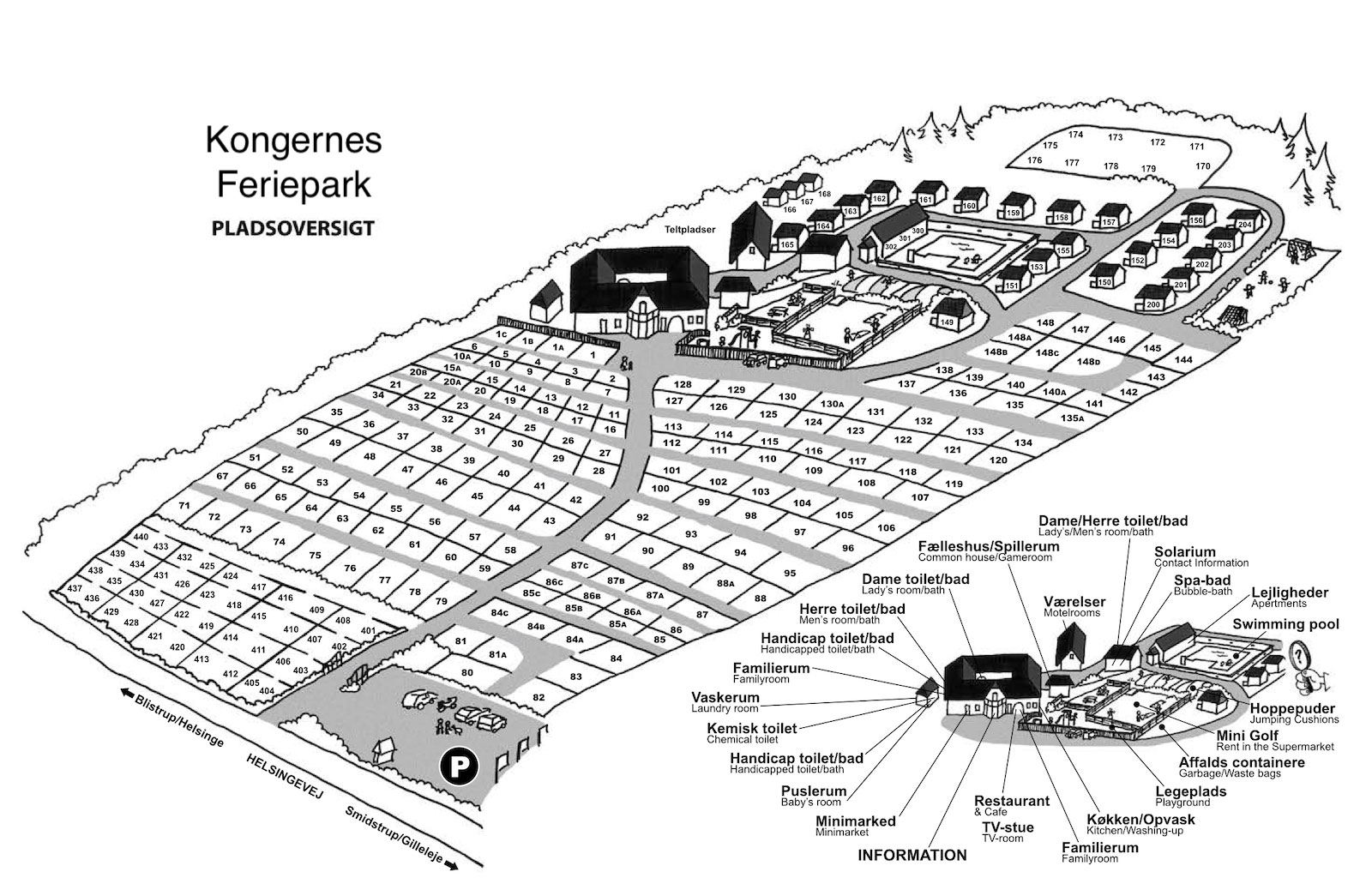 Plattegrond Kongernes Feriepark