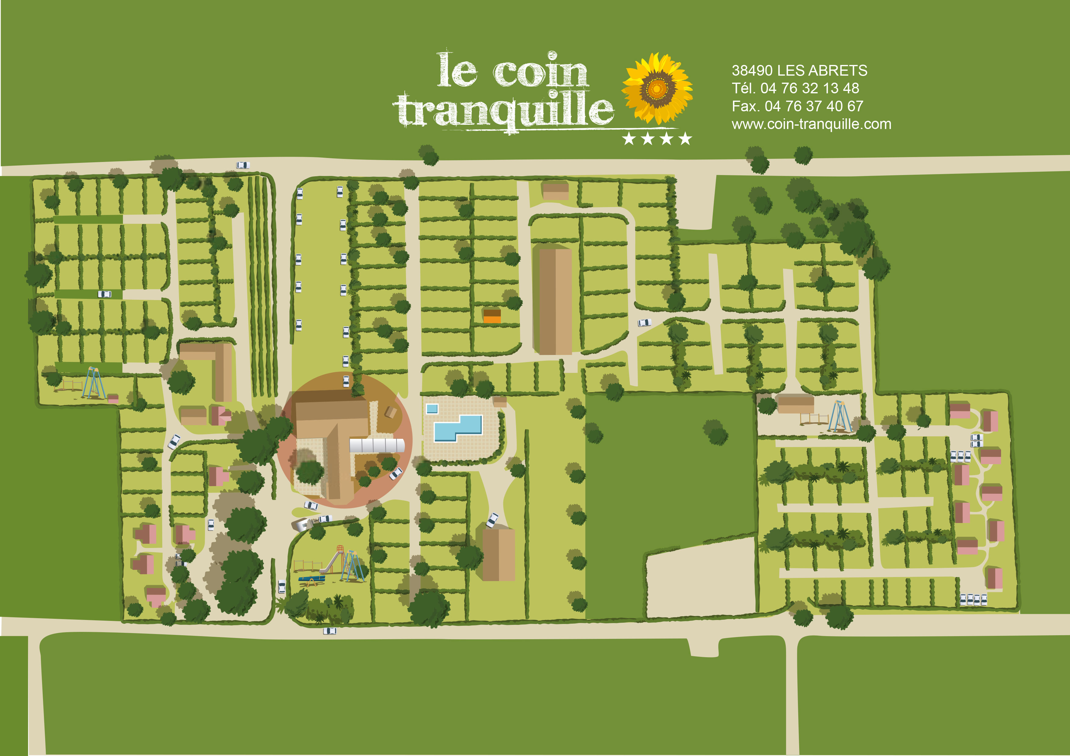 Plattegrond Le Coin Tranquille