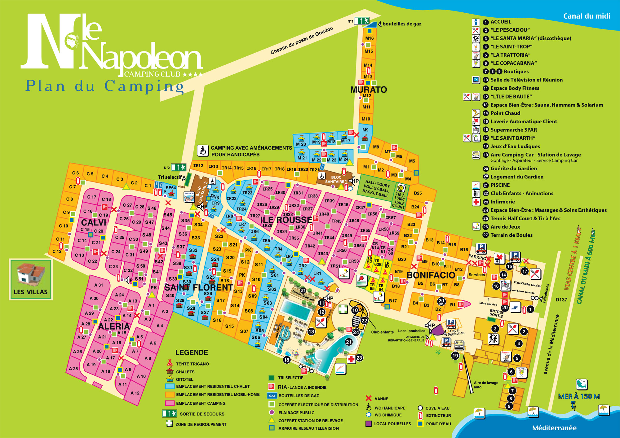 Plattegrond Le Napoléon