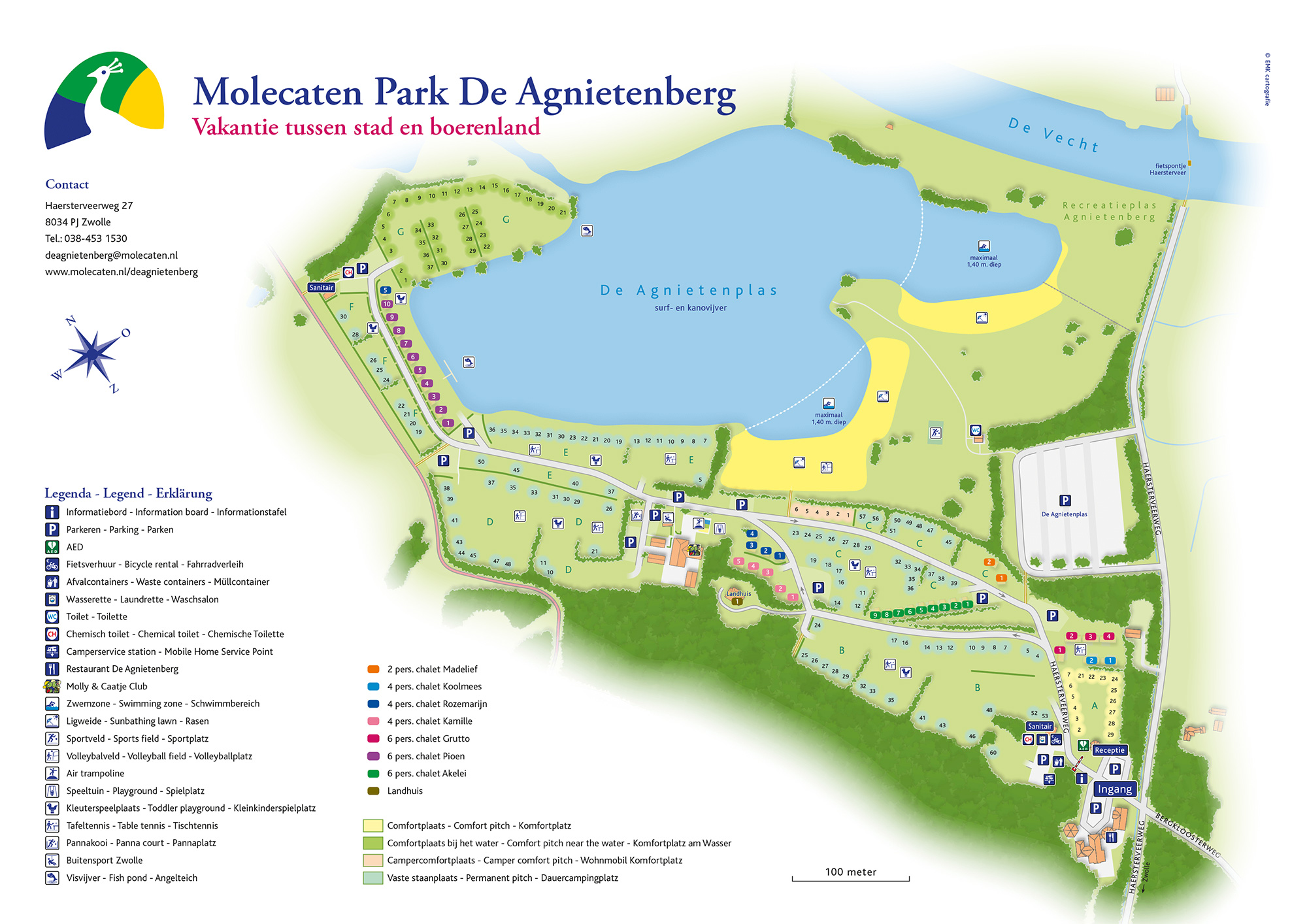 Plattegrond Molecaten Park De Agnietenberg
