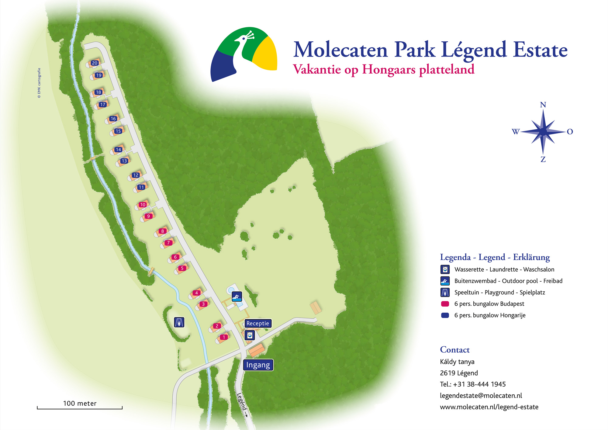 Plattegrond Molecaten Park Legend Estate