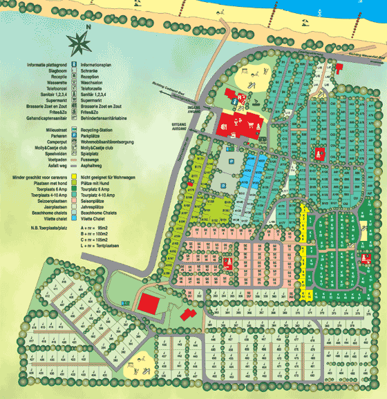 Camping Molecaten Park Park Hoogduin in Zeeland, Zeeuws Huren of kamperen op Molecaten Park Hoogduin in Cadzand.
