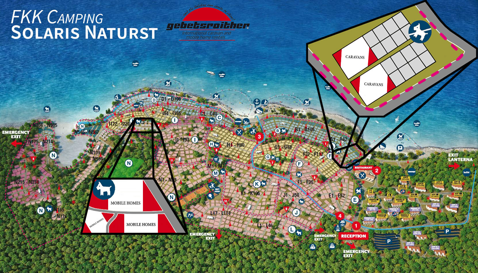 Plattegrond Solaris FKK