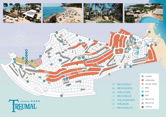 Camping Treumal in Costa Brava, Platja d'Aro stacaravans Camping Treumal in Costa Brava, Platja d'Aro stacaravans