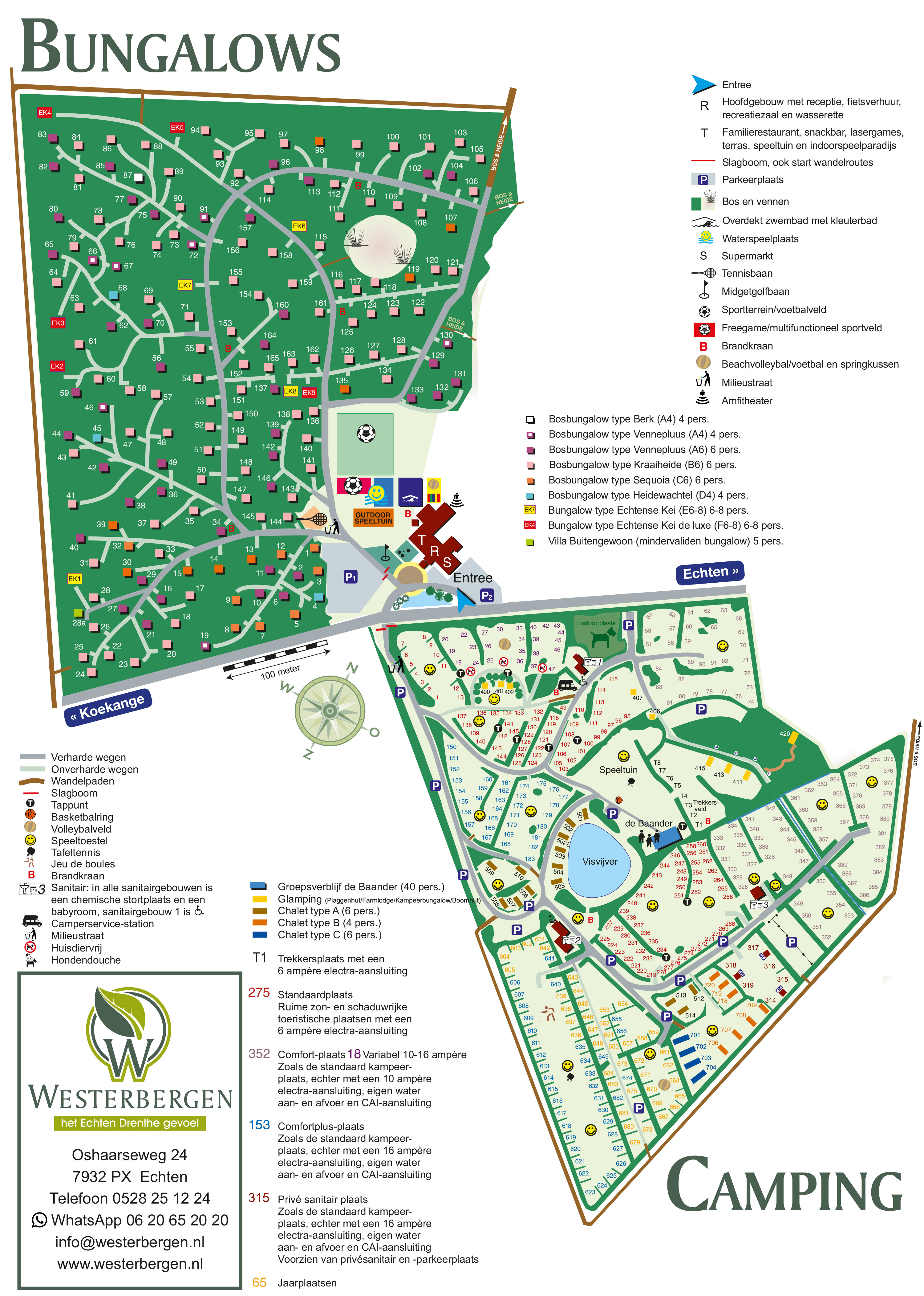 Plattegrond Westerbergen